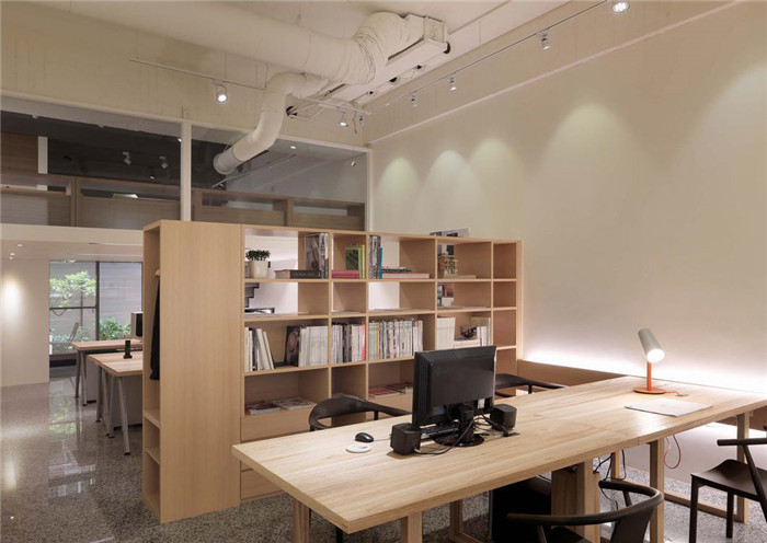 鄭州原木色小型工作室裝修案例 鄭州原木色小型工作室裝修案例