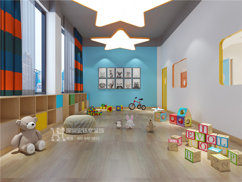 鄭州3Q兒童商學(xué)院教室裝修設(shè)計(jì)效果圖 鄭州3Q兒童商學(xué)院教室裝修設(shè)計(jì)效果圖