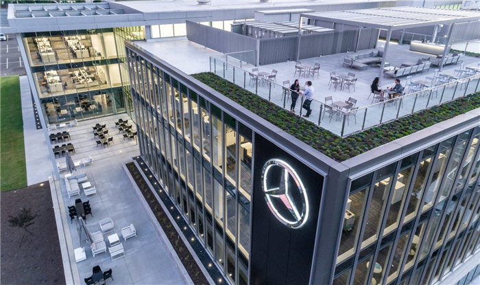 通透大氣的奔馳汽車亞洲總部辦公樓裝修設計案例實景圖 通透大氣的奔馳汽車亞洲總部辦公樓裝修設計案例實景圖