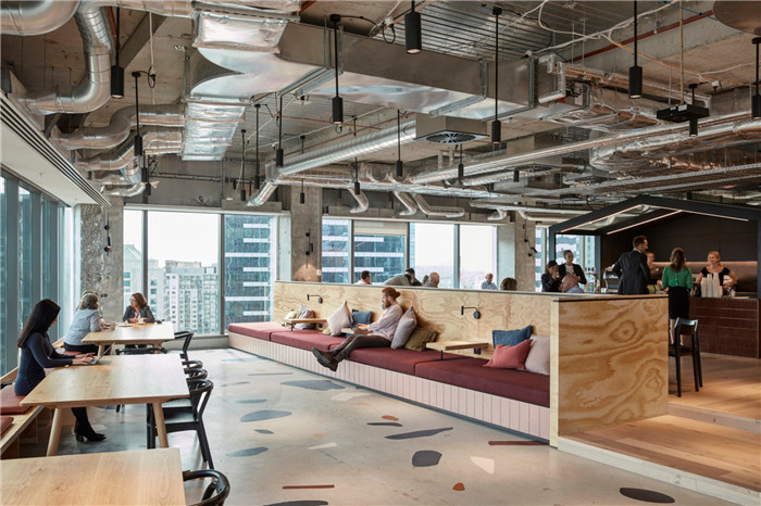 簡約時尚風(fēng)辦公室裝修開放辦公區(qū)效果圖 簡約時尚風(fēng)辦公室裝修開放辦公區(qū)效果圖