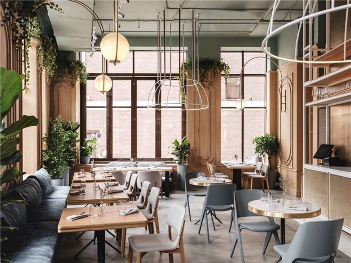 綠植環(huán)繞的國(guó)外融合主題餐廳裝修設(shè)計(jì)實(shí)景圖 綠植環(huán)繞的國(guó)外融合主題餐廳裝修設(shè)計(jì)實(shí)景圖