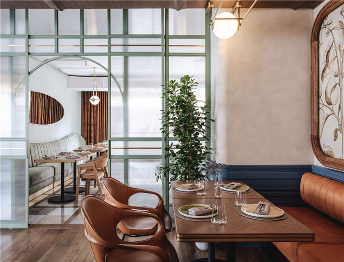 以?xún)?yōu)雅與復(fù)古為名 They多功能融合主題餐廳設(shè)計(jì)方案 以?xún)?yōu)雅與復(fù)古為名 They多功能融合主題餐廳設(shè)計(jì)方案