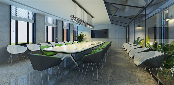 動漫公司工業(yè)風辦公室會議室裝修設計效果圖 動漫公司工業(yè)風辦公室會議室裝修設計效果圖
