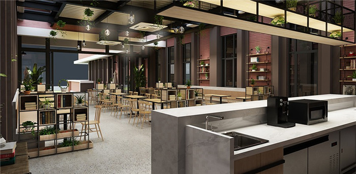 動漫公司工業(yè)風辦公室裝修設計效果圖 動漫公司工業(yè)風辦公室裝修設計效果圖