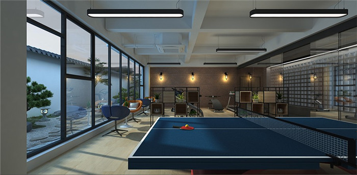 動漫公司工業(yè)風辦公室休閑區(qū)裝修設計實景圖 動漫公司工業(yè)風辦公室休閑區(qū)裝修設計實景圖