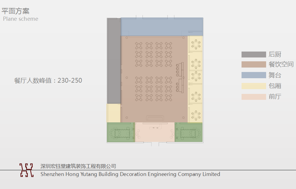 鄭州橡果綠色有機(jī)餐廳平面設(shè)計(jì)圖