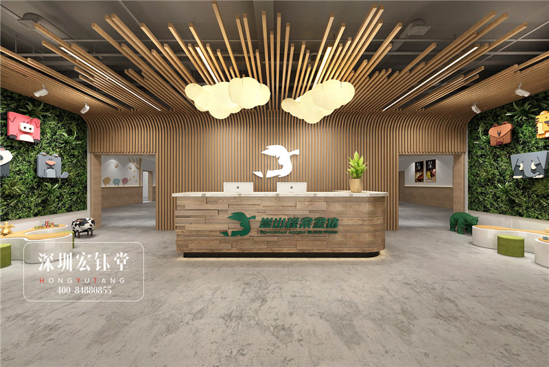 鄭州橡果綠色有機(jī)主題餐廳裝修設(shè)計(jì)圖