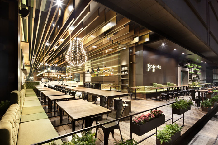 gaga鮮語休閑咖啡最新餐飲店面裝修設計方案 gaga鮮語休閑咖啡最新餐飲店面裝修設計方案