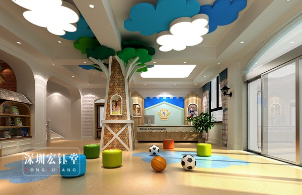 自然樹蒙特梭利幼兒園裝修設(shè)計(jì)圖