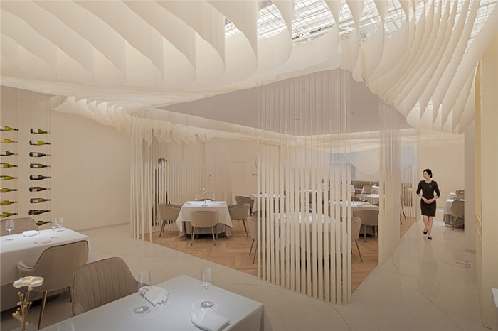 以水為主題法式西餐廳裝修設(shè)計(jì)圖 以水為主題法式西餐廳裝修設(shè)計(jì)圖