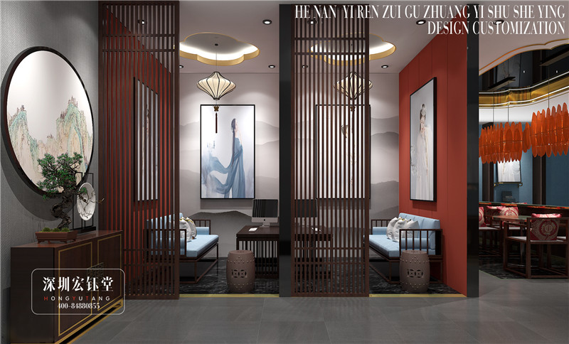 鄭州伊人醉古裝攝影工作室裝修設(shè)計(jì)