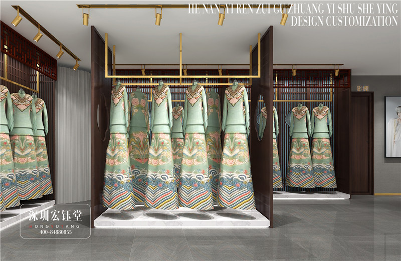 鄭州伊人醉古裝攝影工作室裝修設(shè)計(jì)案例