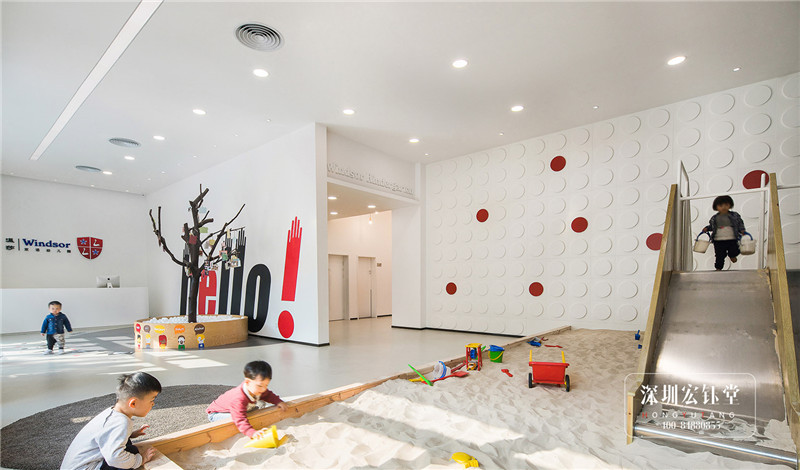 Windsor雙語幼兒園大廳游戲區(qū)裝修設(shè)計(jì)方案
