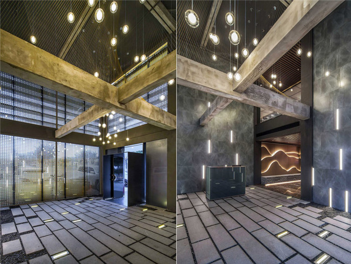 光影空間  日式鐵板料理餐廳大廳裝修設(shè)計(jì)案例賞析