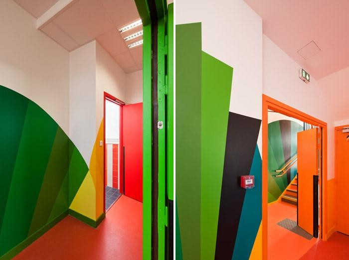 以彩虹為主題的法國幼兒園教室裝修設計方案 以彩虹為主題的法國幼兒園教室裝修設計方案