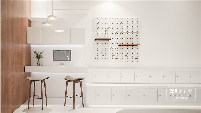 鄭州ONE+室內(nèi)蹦極館休閑區(qū)裝修設計圖