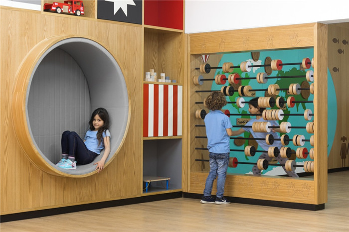 充滿想象力和創(chuàng)造力的創(chuàng)意以色列小學活動區(qū)裝修設計 充滿想象力和創(chuàng)造力的創(chuàng)意以色列小學活動區(qū)裝修設計