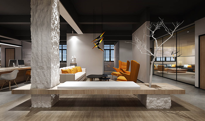 辦公室接待區(qū)裝修改造 辦公室接待區(qū)裝修改造