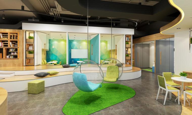 Be Better 英語(yǔ)培訓(xùn)機(jī)構(gòu)讀書(shū)角裝修效果圖