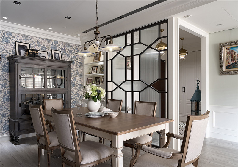 鄭州宏鈺堂專業(yè)別墅裝修公司-180平美式別墅大宅裝修實景圖