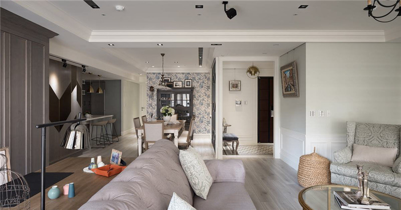 鄭州宏鈺堂專業(yè)別墅裝修公司-180平美式別墅大宅裝修實景圖