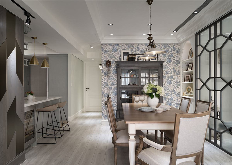 鄭州宏鈺堂專業(yè)別墅裝修公司-180平美式別墅大宅裝修實景圖