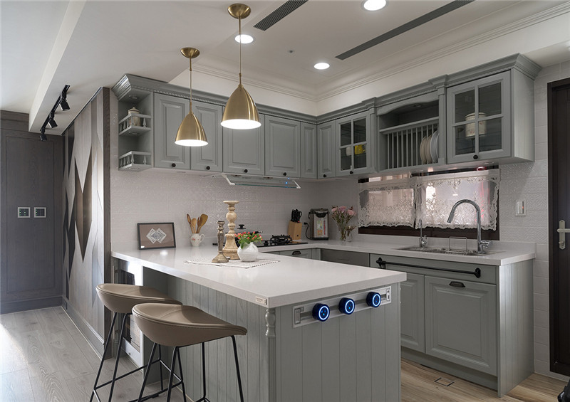 鄭州宏鈺堂專業(yè)別墅裝修公司-180平美式別墅大宅裝修實景圖