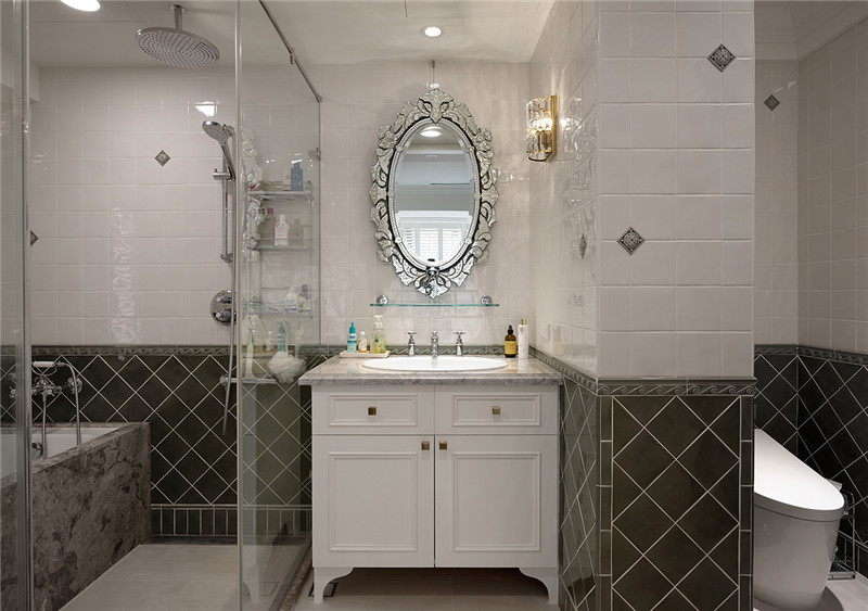 鄭州宏鈺堂專業(yè)別墅裝修公司-180平美式別墅大宅裝修實景圖