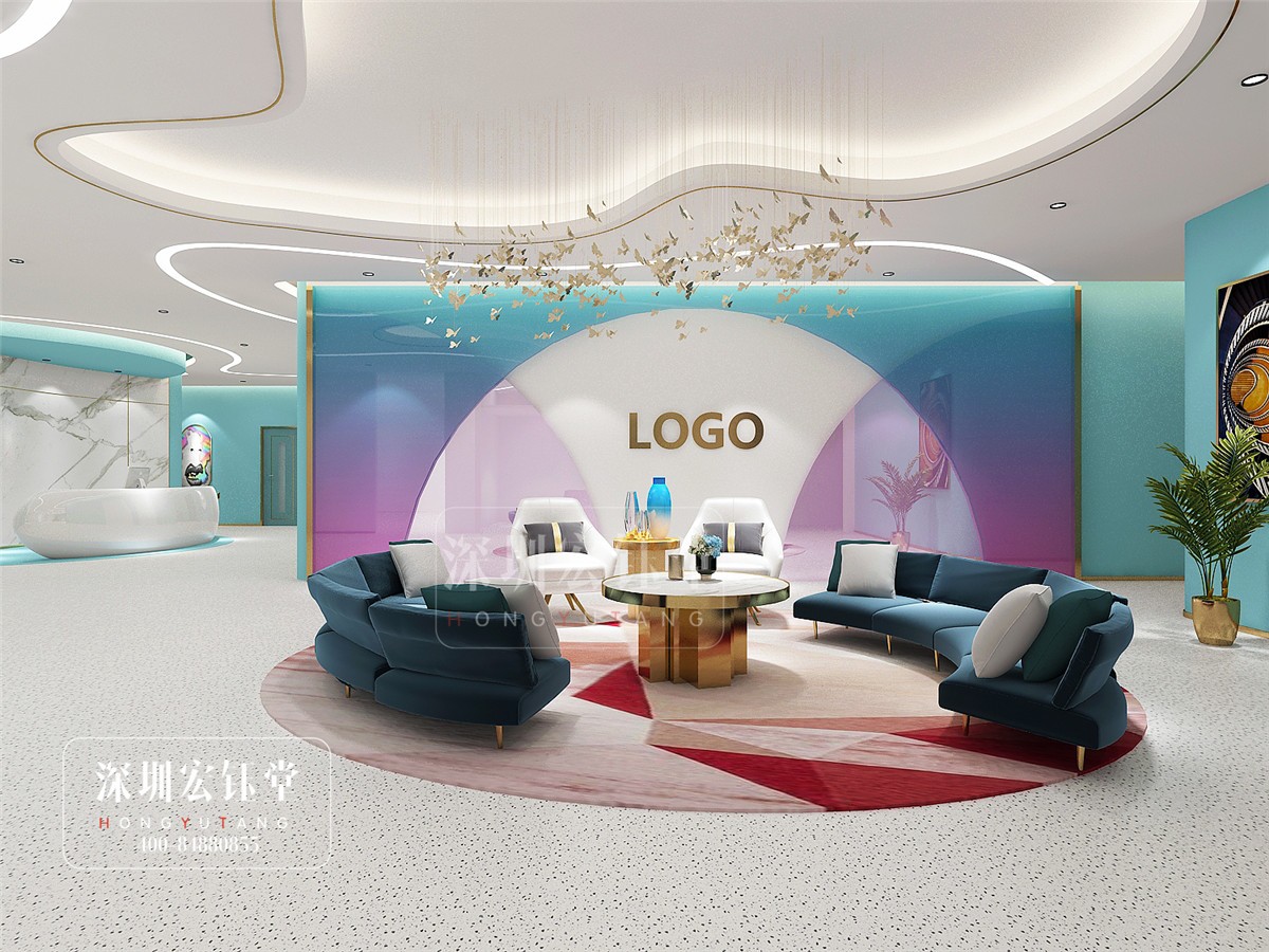 鄭州佑尓美醫(yī)療整形醫(yī)院二樓大廳裝修設(shè)計(jì)方案-宏鈺堂作品 鄭州佑尓美醫(yī)療整形醫(yī)院二樓大廳裝修設(shè)計(jì)方案-宏鈺堂作品