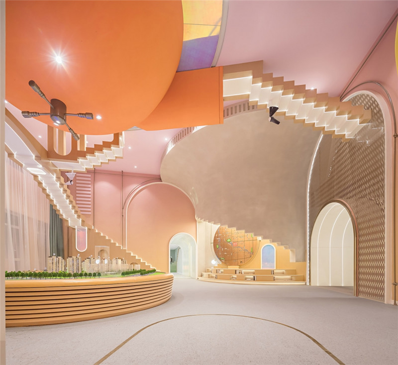 創(chuàng)意售樓部沙盤區(qū)裝修效果圖