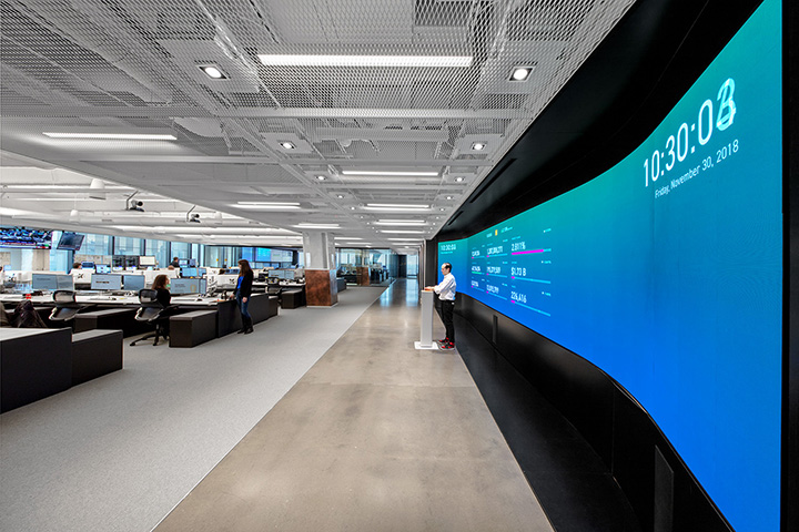 金融證券交易所IEX集團總部辦公樓敞開辦公區(qū)裝修設(shè)計方案 金融證券交易所IEX集團總部辦公樓敞開辦公區(qū)裝修設(shè)計方案