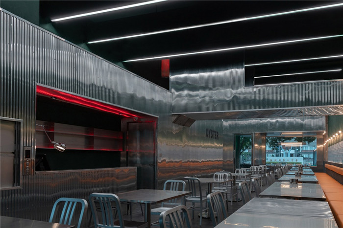 特色工業(yè)風(fēng)銀座碳烤燒烤餐廳裝修設(shè)計(jì)方案