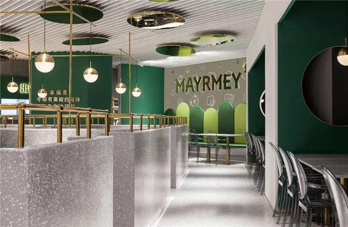 綠洲主題牛排餐廳裝修設(shè)計實景圖 綠洲主題牛排餐廳裝修設(shè)計實景圖