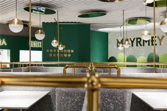 綠洲主題美而美牛排自助餐廳裝修設(shè)計案例 綠洲主題美而美牛排自助餐廳裝修設(shè)計案例