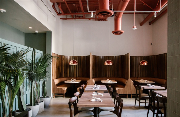 鄭州宏鈺堂分享粉紅色工業(yè)風餐廳酒吧裝修設計方案 鄭州宏鈺堂分享粉紅色工業(yè)風餐廳酒吧裝修設計方案