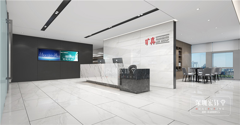 ?曠真律師事務所前臺設計效果圖 ?曠真律師事務所前臺設計效果圖