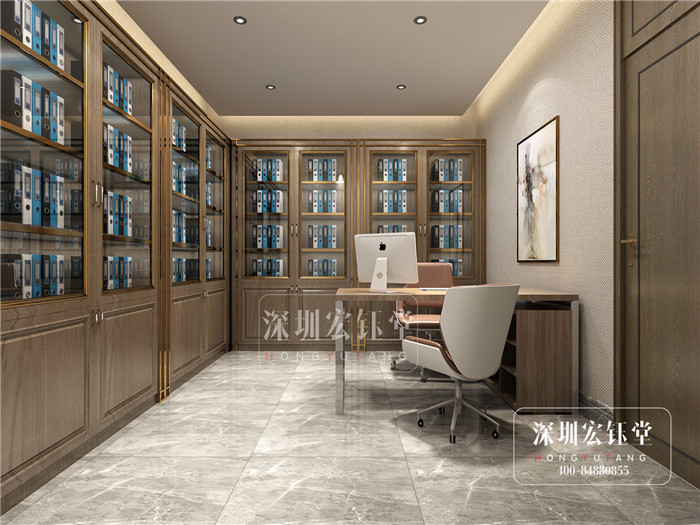 鄭州華融地產(chǎn)新中式辦公室檔案室裝修設(shè)計(jì)效果圖 鄭州華融地產(chǎn)新中式辦公室檔案室裝修設(shè)計(jì)效果圖