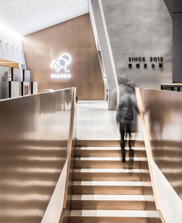 藝術輕奢風茶飲店裝修設計圖 藝術輕奢風茶飲店裝修設計圖