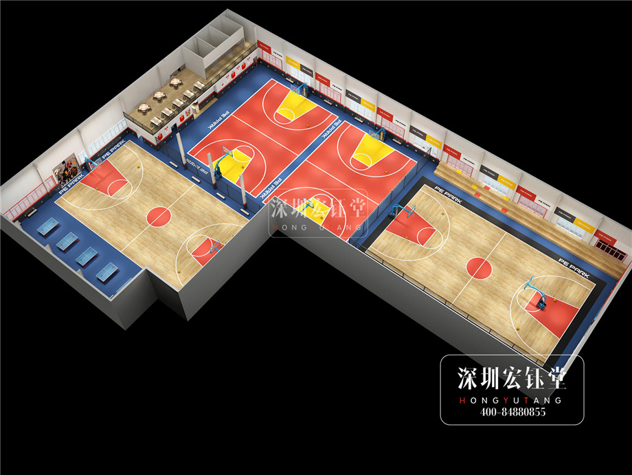 鄭州PE Park籃球館裝修設(shè)計(jì)方案 鄭州PE Park籃球館裝修設(shè)計(jì)方案
