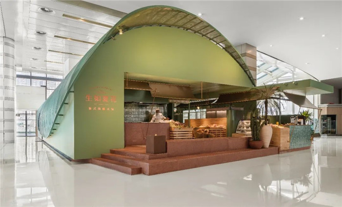 薄荷綠色系清新自然的特色火鍋店裝修設(shè)計實景圖 薄荷綠色系清新自然的特色火鍋店裝修設(shè)計實景圖