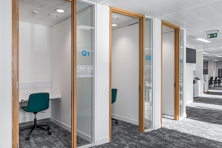 時(shí)尚優(yōu)雅的人壽保險(xiǎn)公司倫敦總部辦公室電話亭裝修設(shè)計(jì)圖 時(shí)尚優(yōu)雅的人壽保險(xiǎn)公司倫敦總部辦公室電話亭裝修設(shè)計(jì)圖