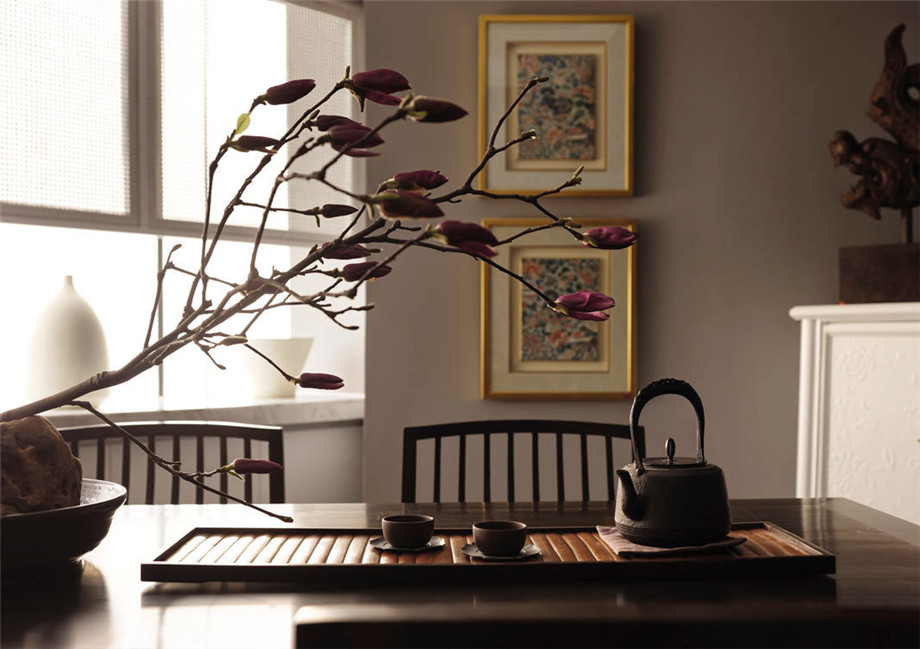 鄭州小型禪意新中式辦公室茶臺(tái)裝修實(shí)景圖 鄭州小型禪意新中式辦公室茶臺(tái)裝修實(shí)景圖