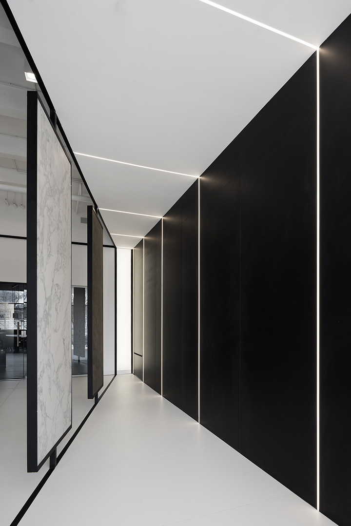 黑白極簡風(fēng)ARCHETYPE石材展廳兼辦公裝修設(shè)計方案