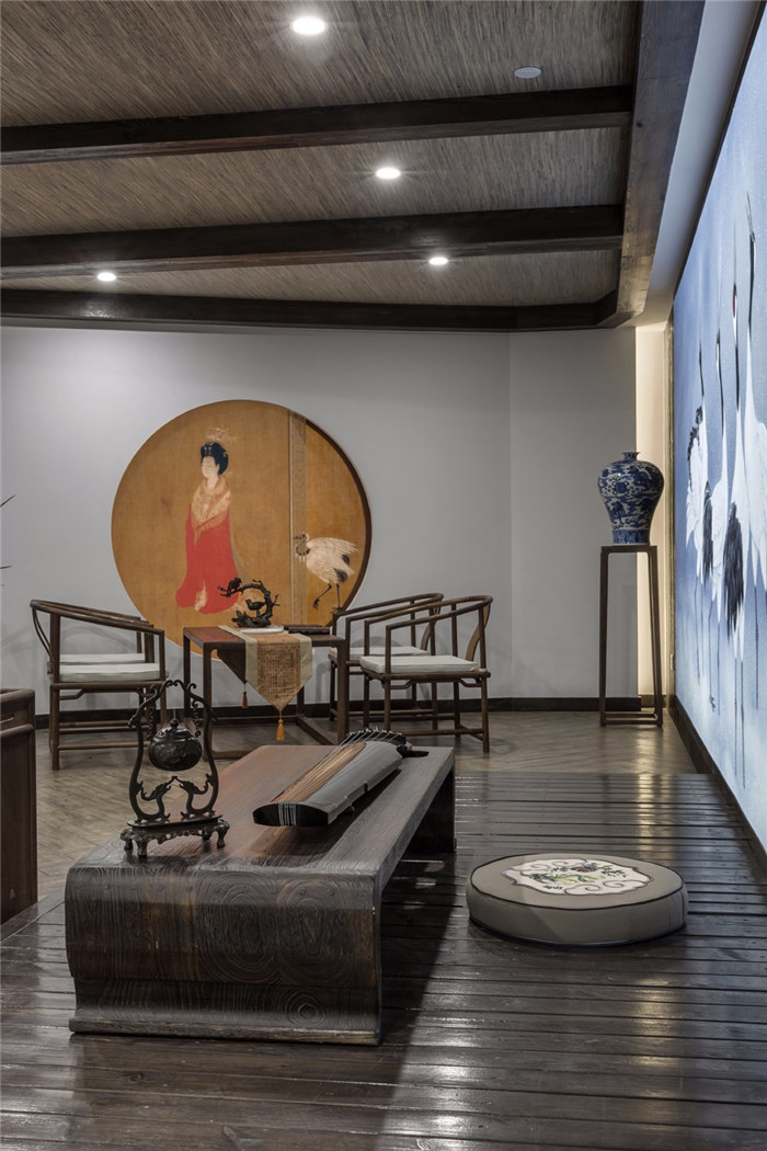 擇守書院新中式國學教育培訓機構琴室裝修設計實景圖 擇守書院新中式國學教育培訓機構琴室裝修設計實景圖