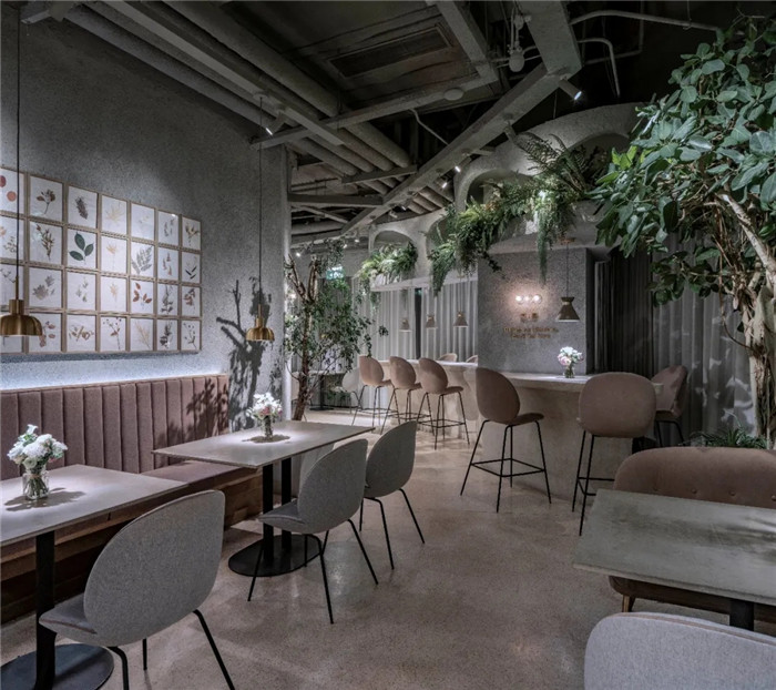 鄭州連鎖餐飲裝修公司推薦花廚時尚連鎖餐廳裝修設(shè)計方案