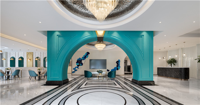 低調(diào)奢華風(fēng)羽妃醫(yī)療美容醫(yī)院大廳接待區(qū)裝修設(shè)計實景圖 低調(diào)奢華風(fēng)羽妃醫(yī)療美容醫(yī)院大廳接待區(qū)裝修設(shè)計實景圖