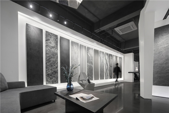 黑白灰構(gòu)造極簡藝術(shù)風(fēng)駿美石材展廳展示區(qū)裝修設(shè)計(jì)方案 黑白灰構(gòu)造極簡藝術(shù)風(fēng)駿美石材展廳展示區(qū)裝修設(shè)計(jì)方案