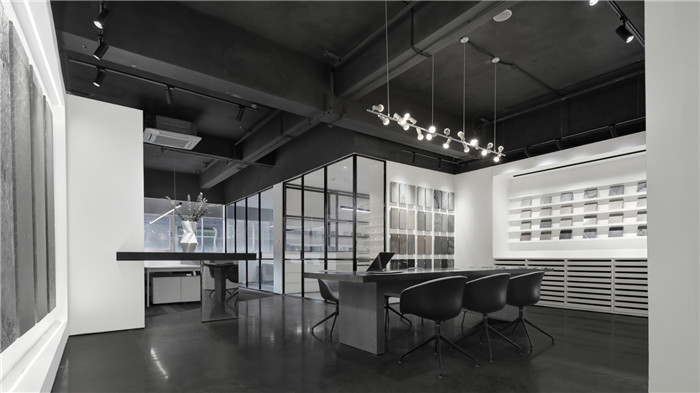 黑白灰構(gòu)造極簡藝術(shù)風(fēng)駿美石材展廳裝修設(shè)計(jì)實(shí)景圖 黑白灰構(gòu)造極簡藝術(shù)風(fēng)駿美石材展廳裝修設(shè)計(jì)實(shí)景圖