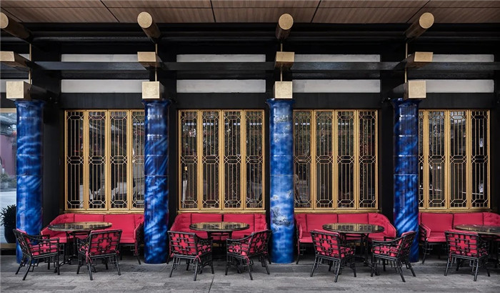 鄭州裝修公司推薦中情西韻得云茶樓裝修設(shè)計(jì)實(shí)景圖
