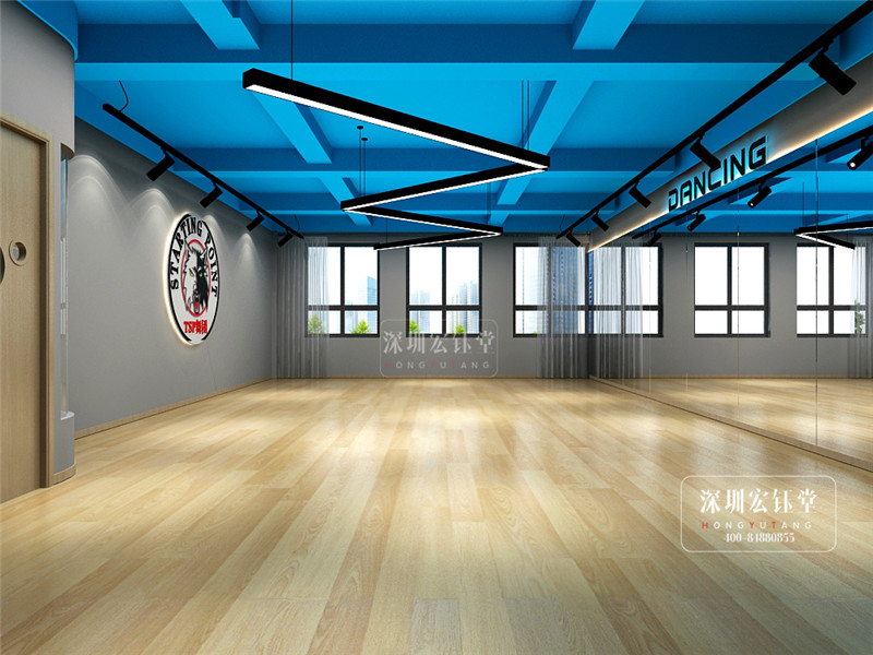 鄭州TSP舞蹈藝術培訓中心爵士舞教室裝修效果圖 鄭州TSP舞蹈藝術培訓中心爵士舞教室裝修效果圖